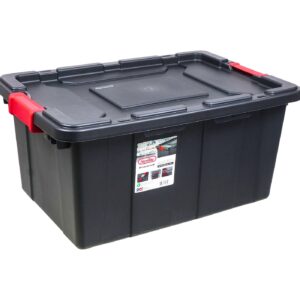 15 Gallon Black Industrial Tote Box