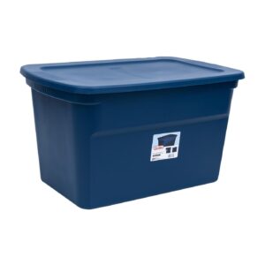 30 Gallon Marine Blue Tote Box w/ Lid