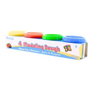 4pk 4oz Primary Color Modeling Dough 'Bazic'