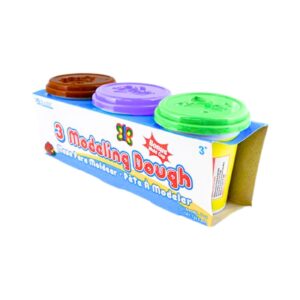 3pk 5oz Multicolor Modeling Dough 'Bazic'