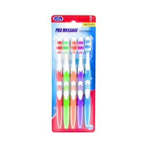 5pk Adult Toothbrush 'Pro Massage'