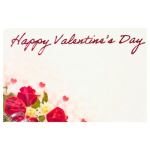 50pk Gift Cards 'Happy Valentine's Day'