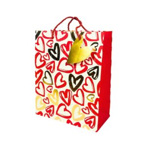Large Premium Gift Bags w/ Hearts