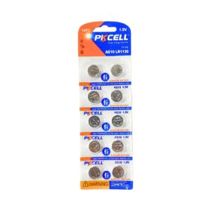 10pk AG10 / LR1130 1.55V Alkaline Batteries 'Picell'