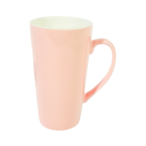 4" x 7" V Shaped Ceramic Mug