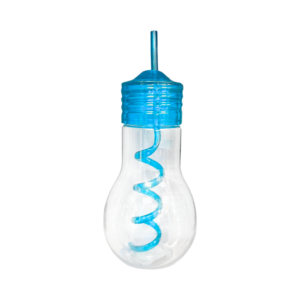7" Bulb Shaped Plastic Sipper