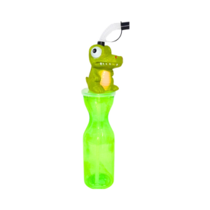 7.5" Plastic Sipper w/ Animal Shaped Topper