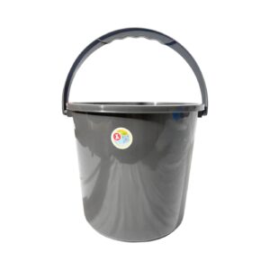 9.25" x 8" Grey Plastic Pail