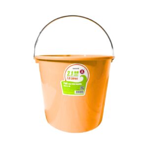 2 Gallon Plastic Bucket w/ Iron Handle