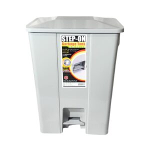 27 Liter Plastic Step-On Garbage Can