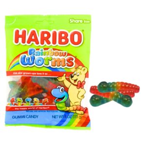 4oz Rainbow Worms 'Haribo'