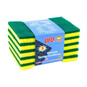 5pk 3.5" x 5" UFO Scrubber Sponge