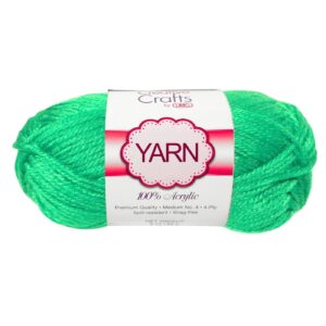 2oz #4 Mint Acrylic Yarn