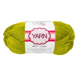 2oz #4 Olive Green Acrylic Yarn
