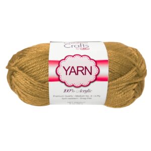 2oz #4 Wheat Acrylic Yarn