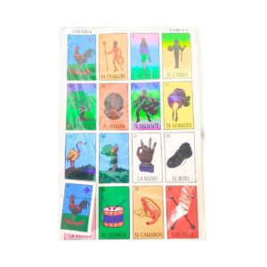 10 1/2" x 16 1/2" Jumbo Mexican Bingo Game 'Chalupa'