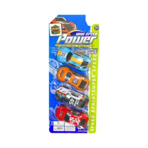 4pc F/W Metal Sports Car