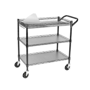 30" x 18" x 33" Silver Heavy Duty Cart