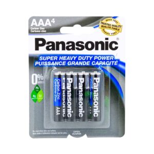 4pk 'AAA' Batteries 'Panasonic'