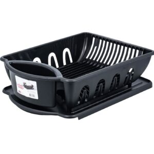 2pc 21" Large Black Sink Set 'Sterilite'