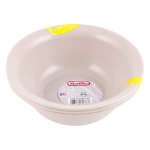 3pk 20oz Grey Pumice Plastic Bowls