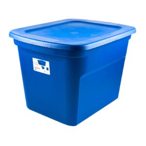 18 Gallon Marine Blue Tote Box w/ Lid