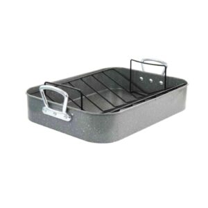 12" x 16" Grey Roaster Pan w/ Rack