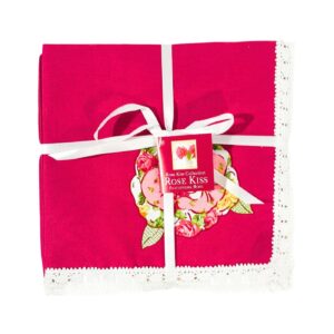 4pk 18" x 18" Rose Kiss Napkin 'Homewear'