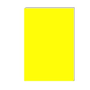 20" x 30" Fluorescent Yellow Foam Board