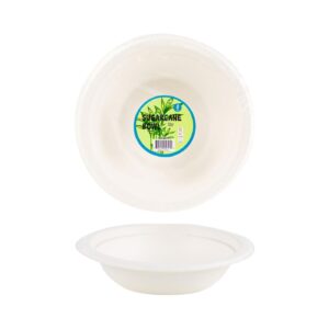8pk 12oz Round Sugar Cane Paper Bowl