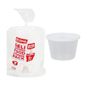 8ct 16oz Deli Food Container Set