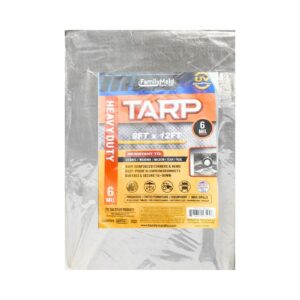 9ft x 12ft Silver Heavy Duty Tarp