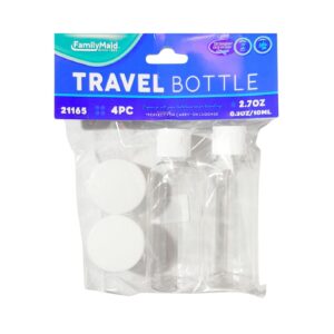 4pc Travel Bottle & Container Set