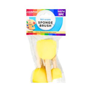 5pc Asst Sizes Paint Sponges w/ Stick