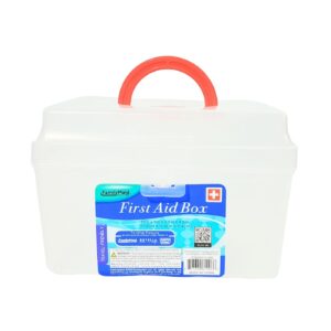 6.9" x 4.9" x 4.5" Plastic First Aid Box