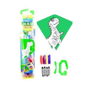 16" Kite w/ 4pc Color Me Markers 'Dinosaur'