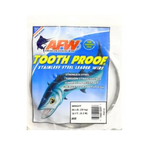 #8 Stainless Steel Wire Leader (86lbs x 30ft)