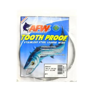 #11 Stainless Steel Wire Leader (140lbs x 30ft)