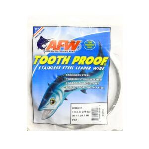 #12 Stainless Steel Wire Leader (174lbs x 30ft)