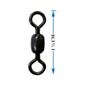 #7 Black Swivel (75lbs)