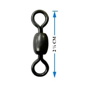 #1/0 Black Swivel (175lbs)