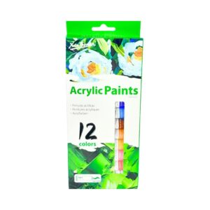 12pk 12ml Acrylic Paint in Tubes