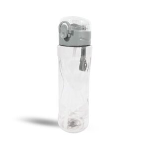 750ml Colored See-Thru Sport Bottle w/ Flip Top Straw