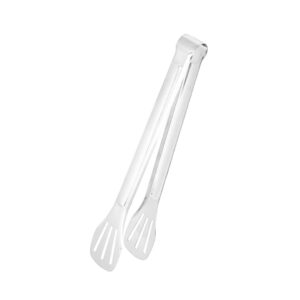 13" Metal Food Tong w/ Flat Ends