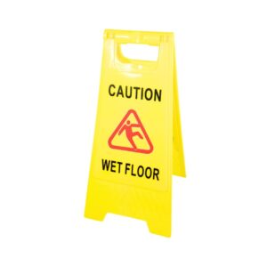 12" x 24" Plastic Wet Floor Sign