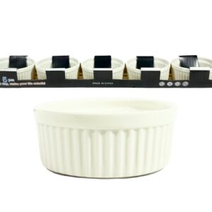 5pc 7cm Ceramic Ramekin Bowl