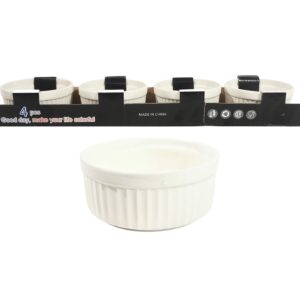 4pc 9cm Ceramic Ramekin Bowl
