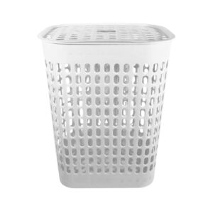 17.5" x 14" x 22" Plastic Laundry Hamper