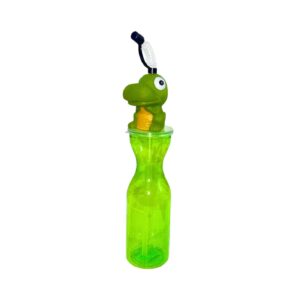7.5" Plastic Sipper w/ Animal Shaped Topper