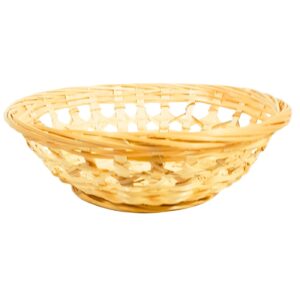 22cm Natural Color Round Wicker Basket